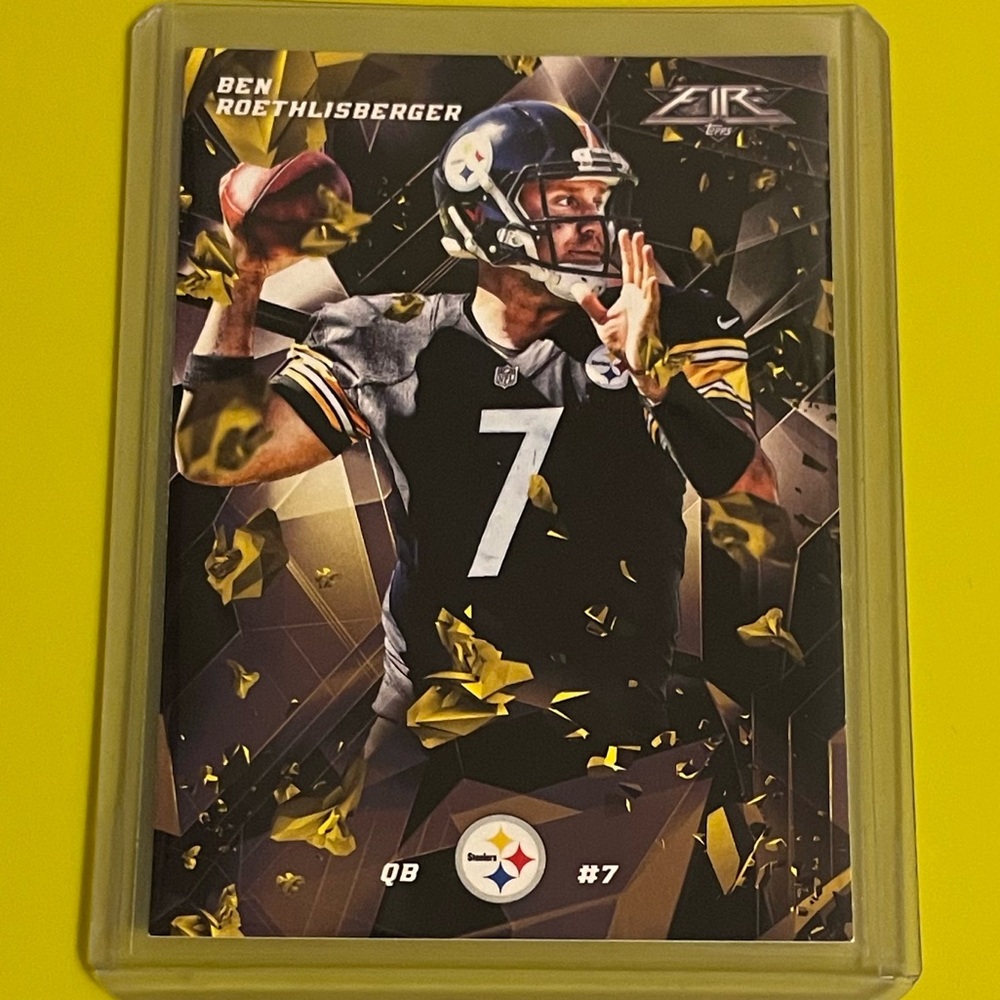 Ben Roethlisberger #12 2015 Topps Fire Football Trading Card